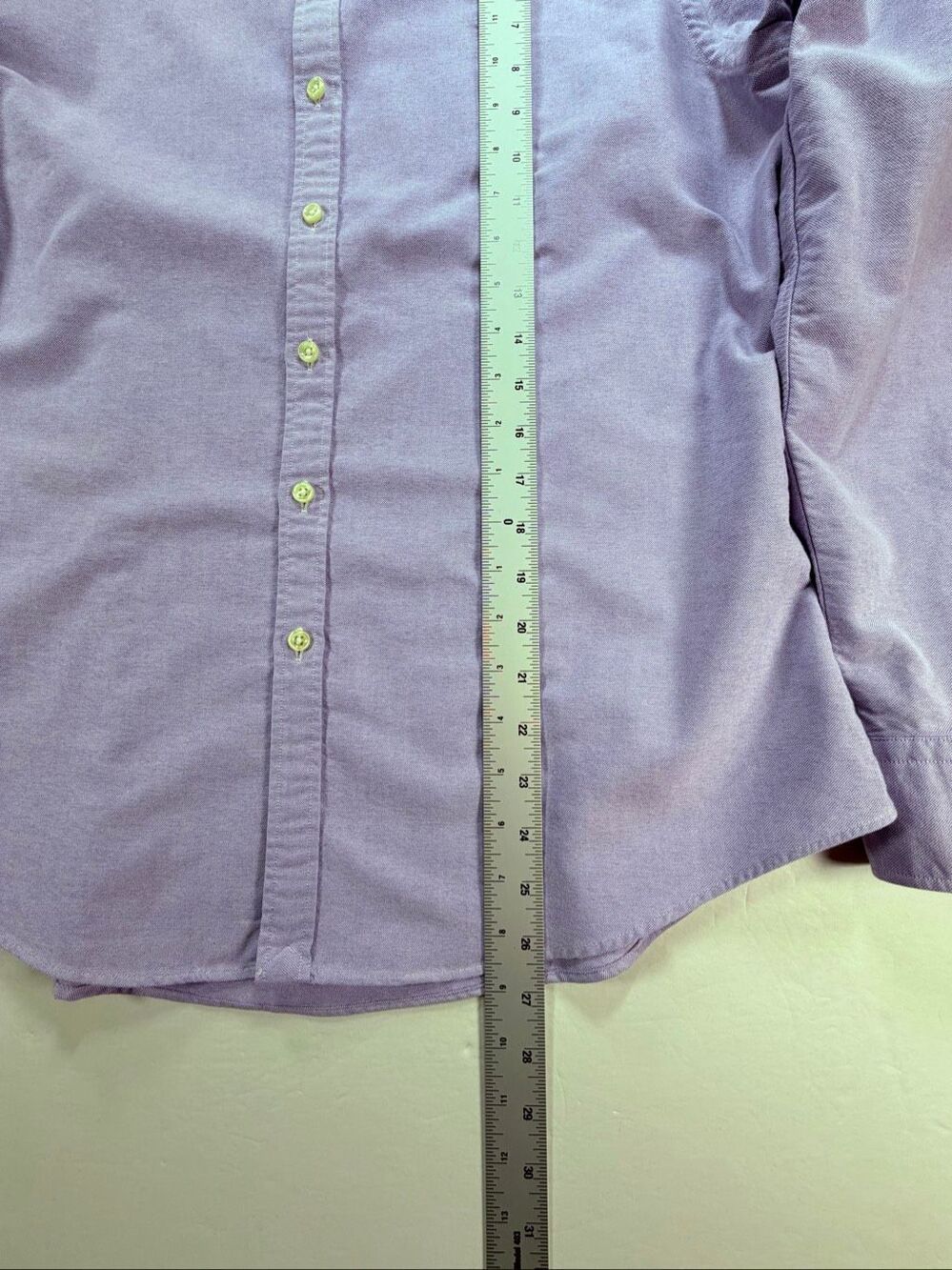 Ralph Lauren Sport Women’s Size 14 Purple Oxford Shirt Slim Fit Cotton Pony Logo - Picture 6 of 9